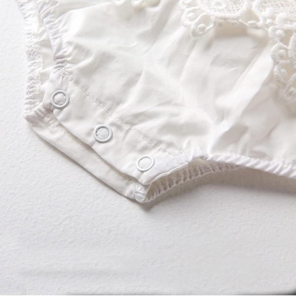 White Lace Romper - Picture 5 of 5